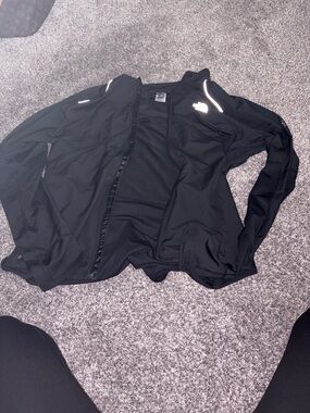 The North Face Black Reflective Zip-Front Jacket